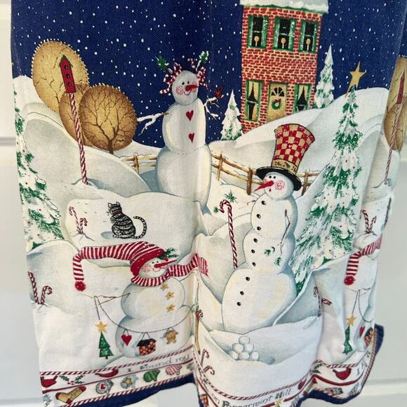 Set of 2 handmade snowman aprons - Picture 3 of 3